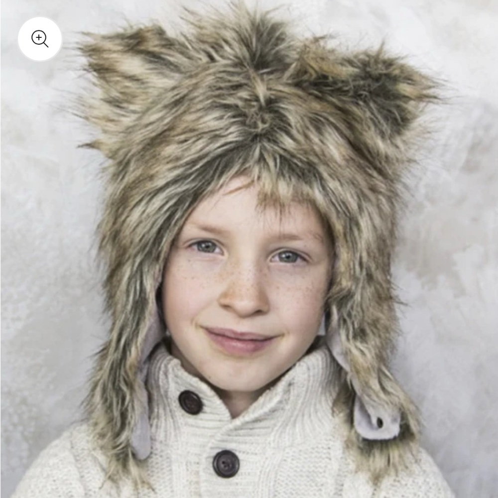 Eskimo Kids™ Faux Fur Toddler Hat - Grizzly Bear Brown